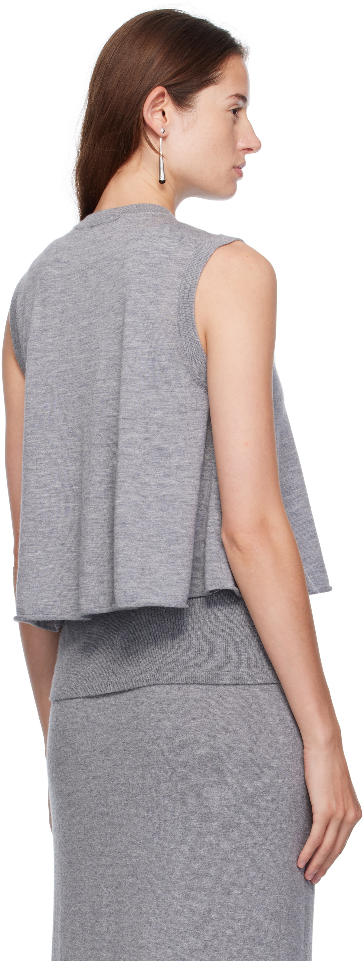 LISA YANG Gray Nali Top