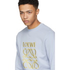 Loewe Blue Anagram Sweatshirt
