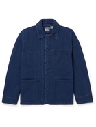 Blue Blue Japan - Indigo-Dyed Sashiko Cotton Chore Jacket - Blue