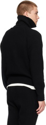 Entire Studios Black Blimp Full Zip Sweater