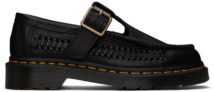 Photo: Dr. Martens Black Adrian T-Bar Leather Loafers