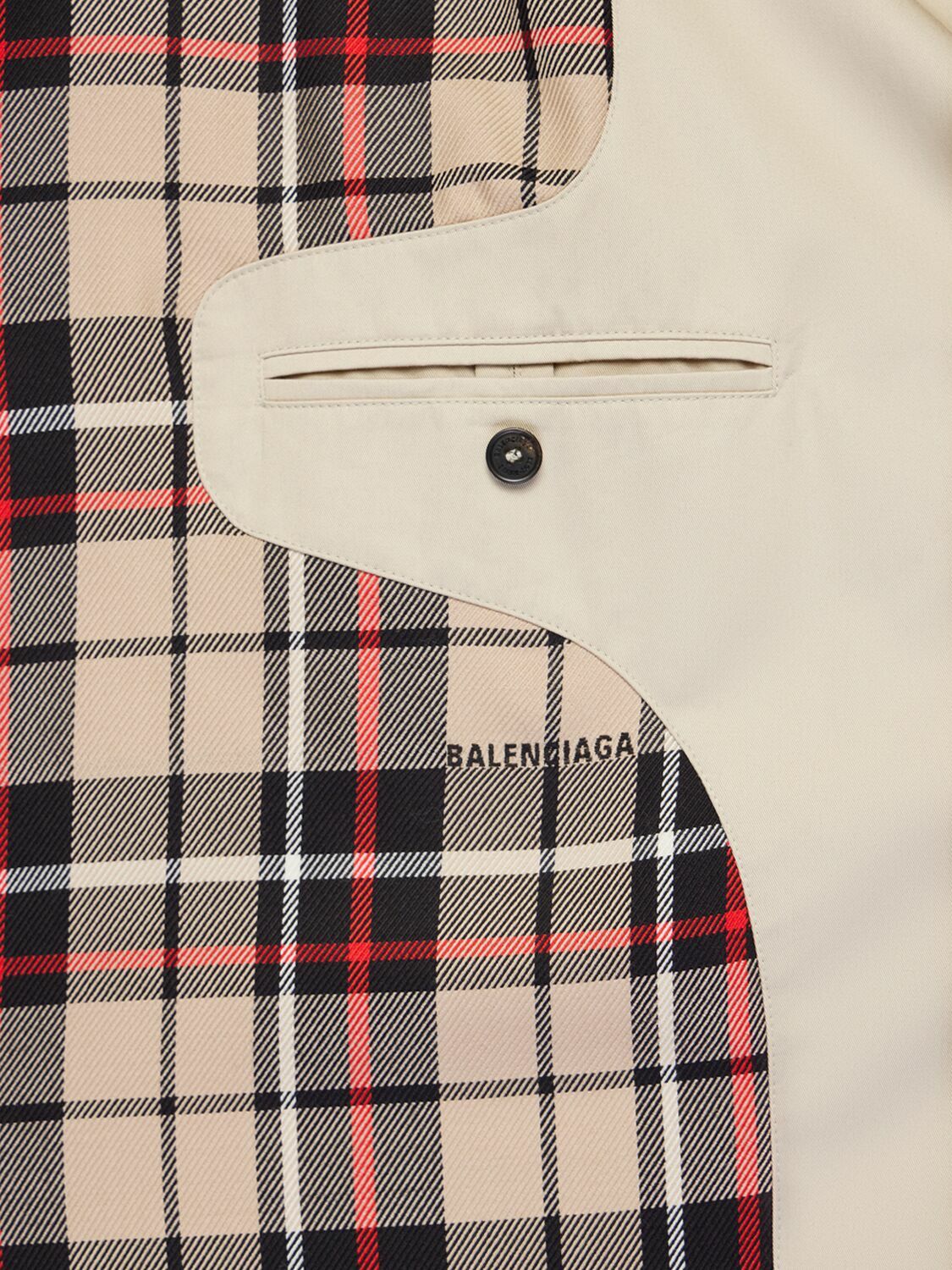 BALENCIAGA Cotton Twill Cropped Trench Balenciaga