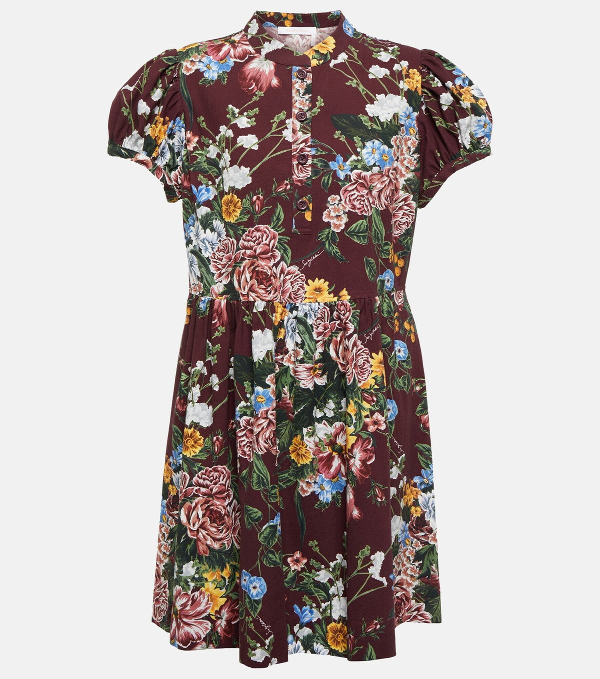 See By Chloe - Floral cotton minidress