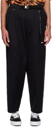 MASTERMIND WORLD Black Belted Trousers