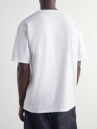 KAPITAL - Printed Cotton-Jersey T-Shirt - White