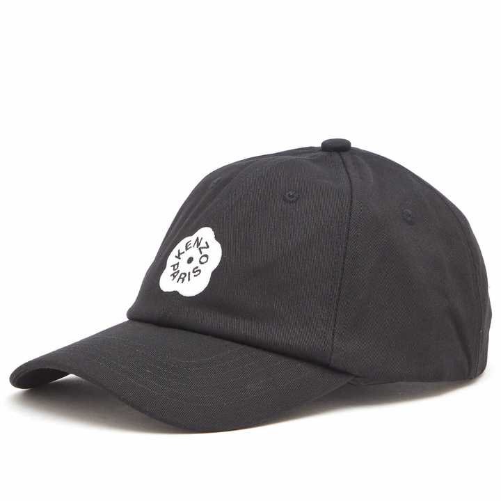Photo: Kenzo Men's Flower Logo Cap in Black 