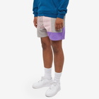 The Future Is On Mars Men's Corduroy Patchwork Short in Galactic Grey/Purple