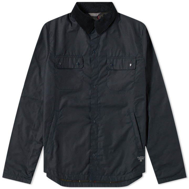 Photo: Barbour Beacon Akenside Wax Shirt Jacket