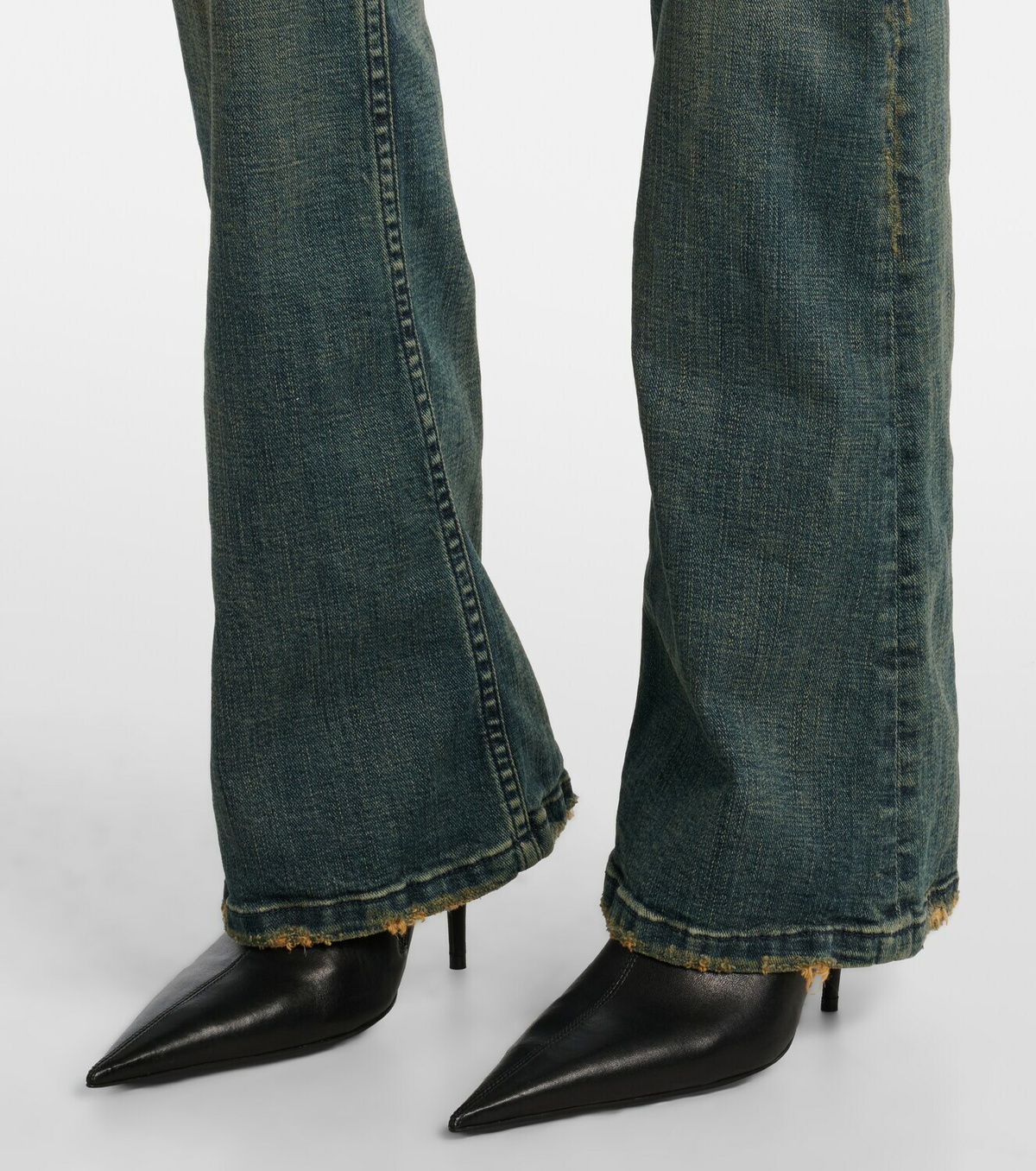Balenciaga Low-rise bootcut jeans