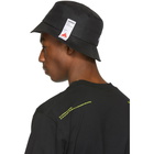 Marcelo Burlon County of Milan Black Starter Edition Label Bucket Hat