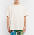 Off-White - Oversized Printed Cotton-Jersey T-Shirt - Men - Off-white
