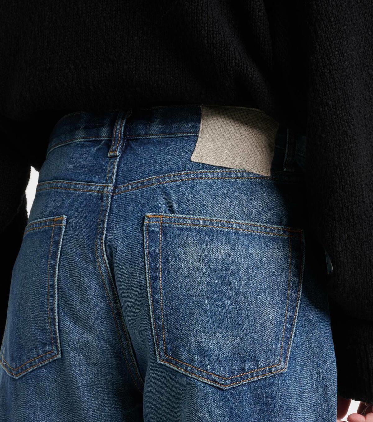 Aya Muse Faded straight jeans