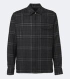 Burberry Burberry Check wool and cashmere jacket
