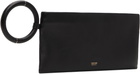 TOM FORD Black Nappa Leather Aura Clutch