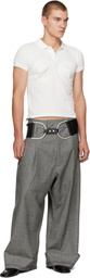 VAQUERA Off-White Bullet Bra Polo