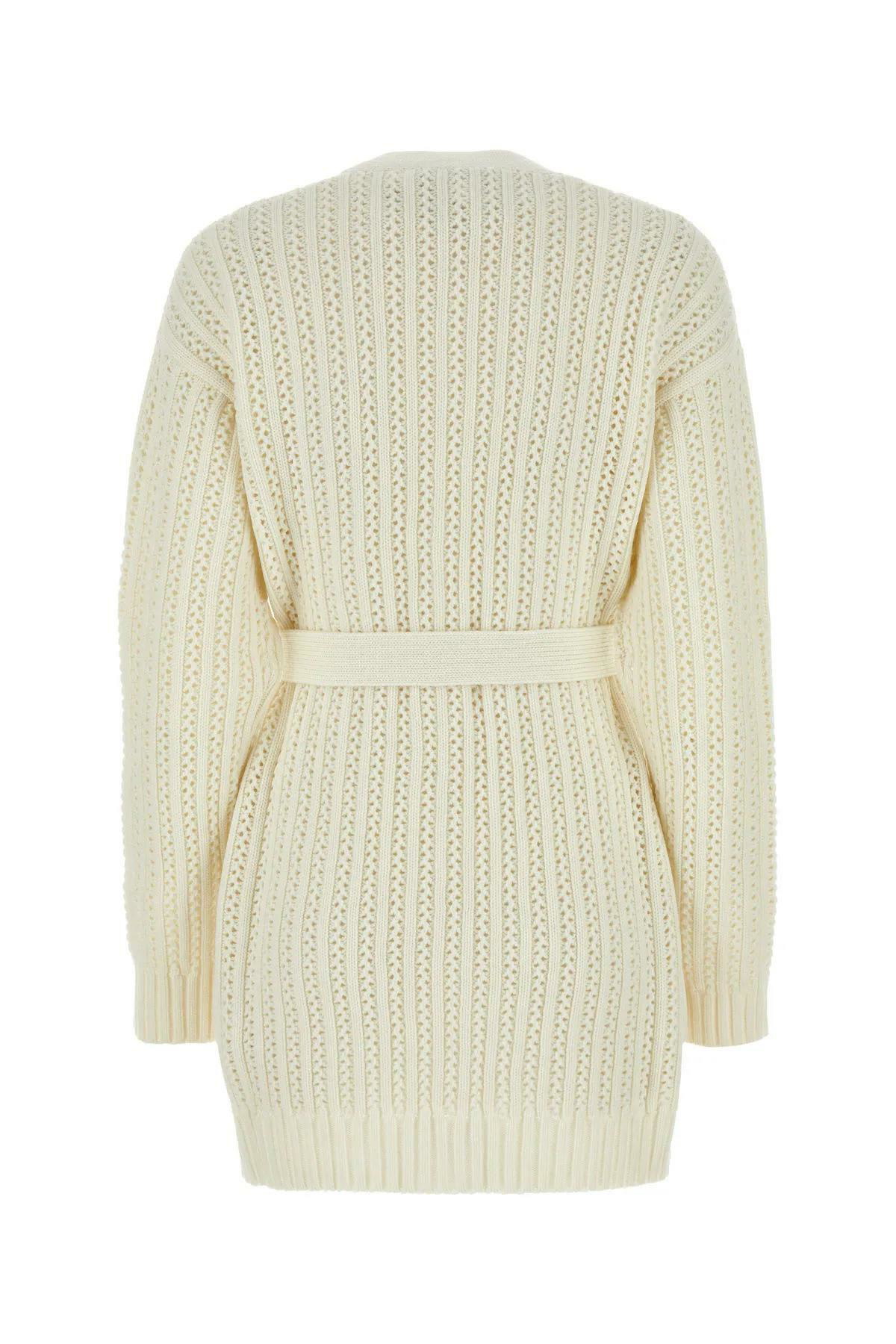 【送料&関税込】Max Mara Ivory Wool Blend Balzac Cardigan Max Mara Ivory Wool Blend Balzac Cardigan Max Mara