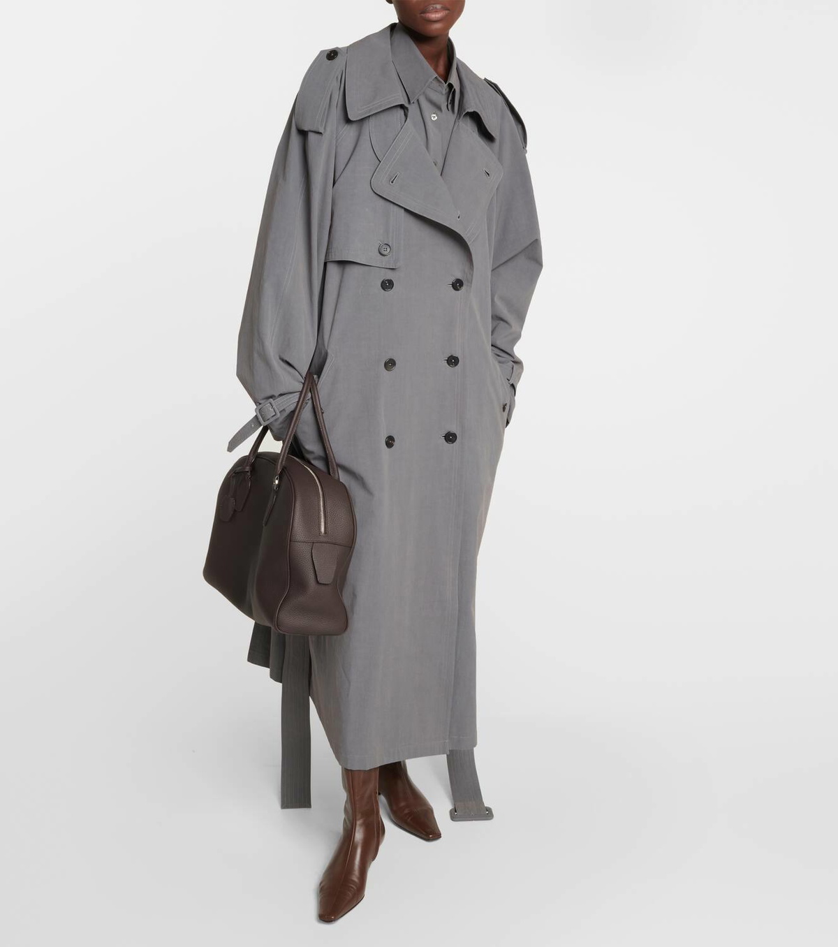 The Row Oversized cotton trench coat The Row