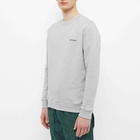 Norse Projects Men's Vagn Logo Crew Sweat in Light Grey Melange