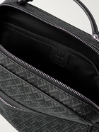 Dunhill - Leather-Trimmed Logo-Print Coated-Canvas Messenger Bag