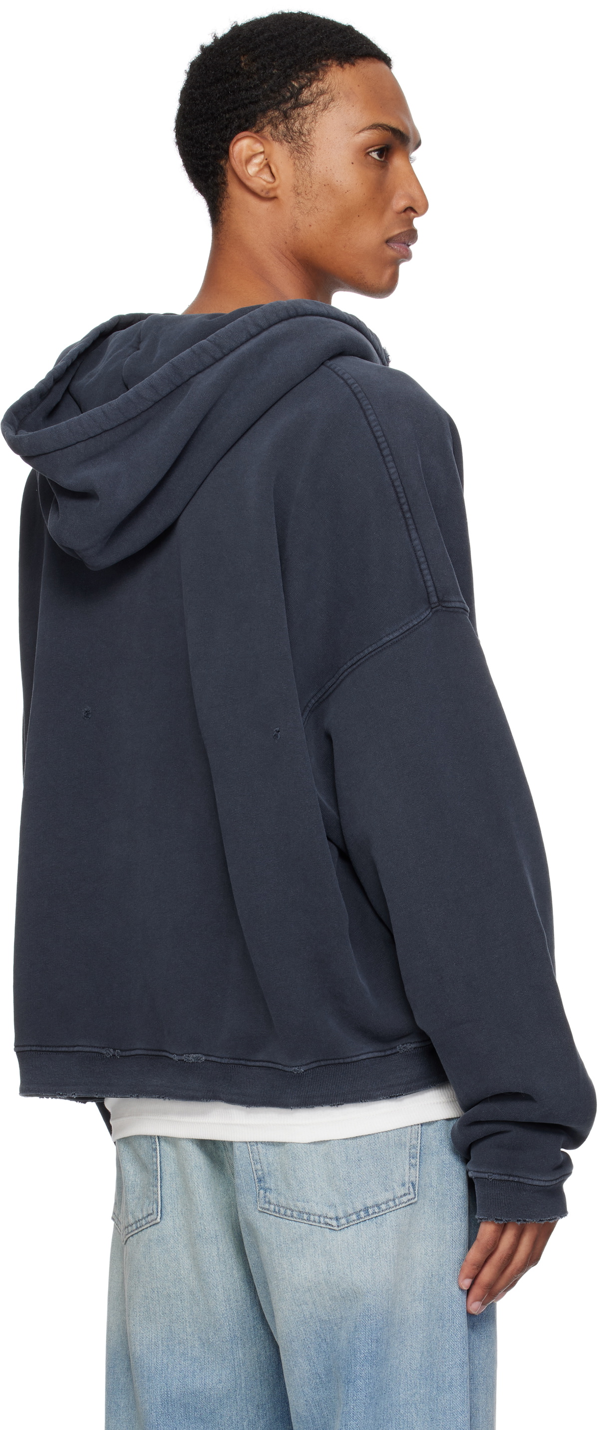 Enfants Riches Déprimés Navy Classic Logo Hoodie Enfants Riches