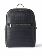 Serapian - Mesh-Trimmed Leather and Stepan Backpack