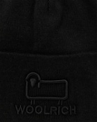 Woolrich Unisex Cotton Wool Beanie Black - Mens - Beanies