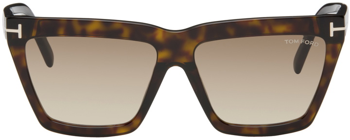 Photo: TOM FORD Brown Eden Sunglasses