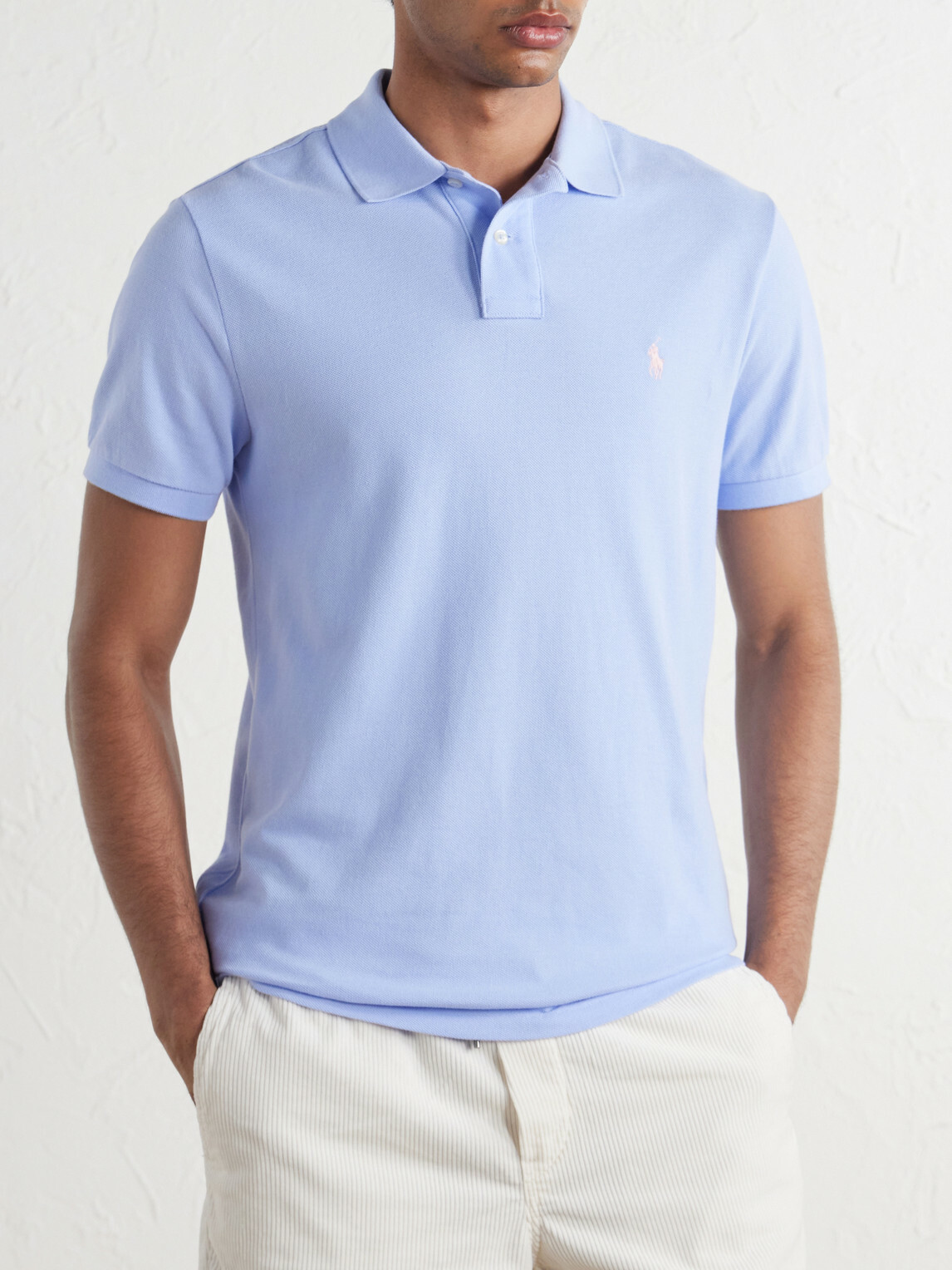 Polo Ralph Lauren - Logo-Embroidered Cotton Polo Shirt - Blue