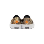 Converse Khaki and Brown Real Tree One Star CC Pro Slip-On Sneakers