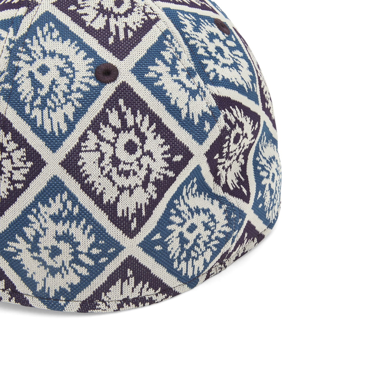 Needles Men's Jacquard Baseball Cap in Blue/Purple