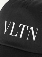 Valentino Garavani - Logo-Print Cotton-Twill Baseball Cap - Black