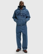 Split Logo denim Hood Jacket