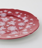 Cabana x Ginori 1735 floral porcelain charger plate