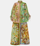 Alémais Dreamer printed cotton maxi dress