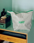 HAY Candy Mono Wash Bag Grey Mens Small Bag
