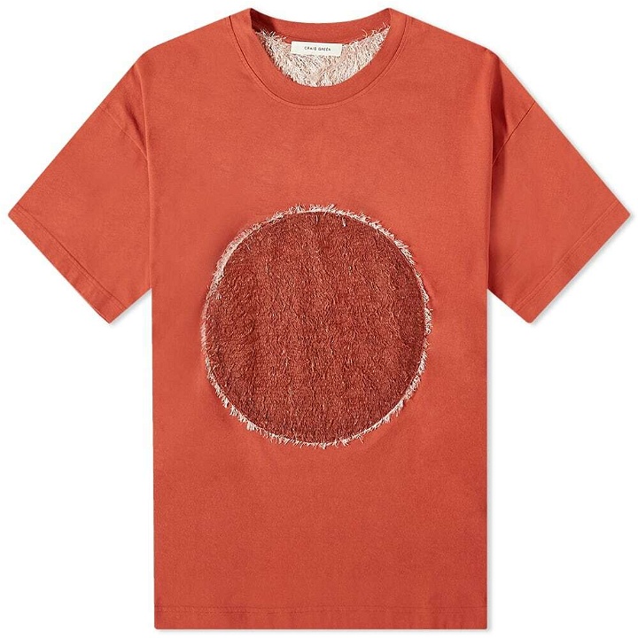 Photo: Craig Green Men's Fluffy Patch T-Shirt in Red