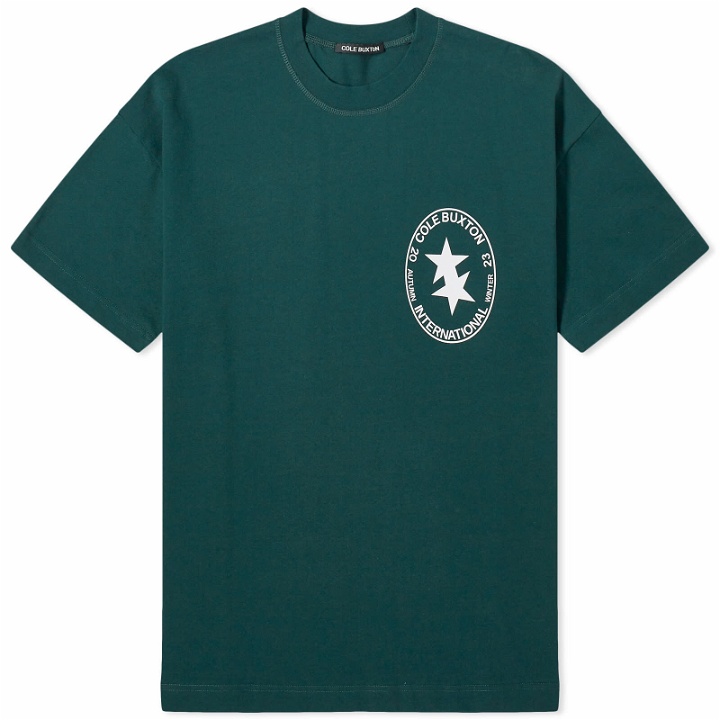 Photo: Cole Buxton Men's Crest T-Shirt in Forest Green