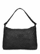 ST.AGNI Macramé Woven Leather Shoulder Bag