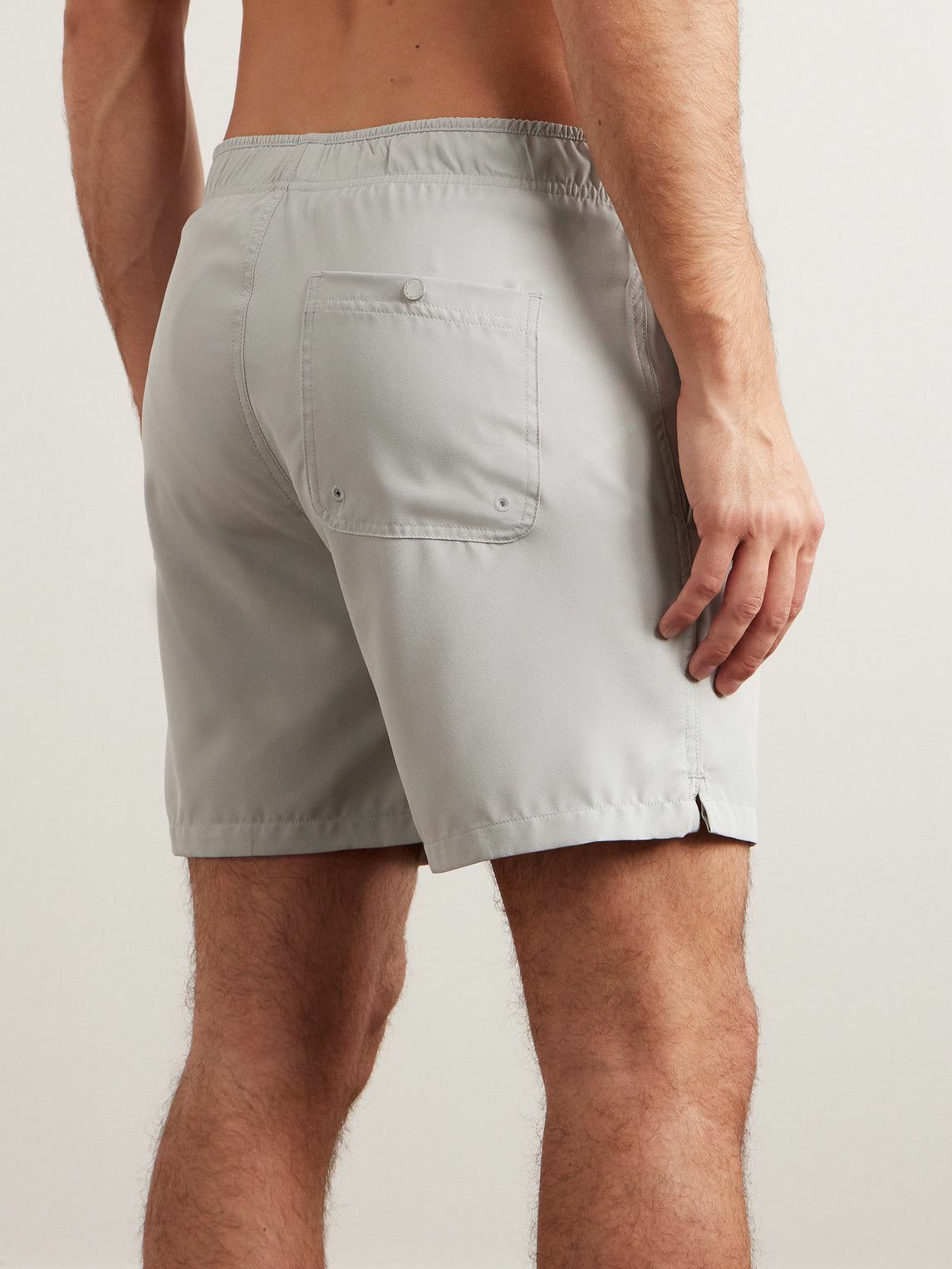 NN07 - Jules Straight-Leg Mid-Length Swim Shorts - Gray