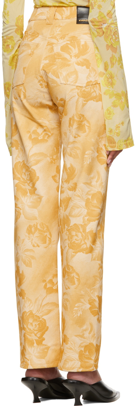 Kwaidan Editions Yellow Straight-Leg Jeans