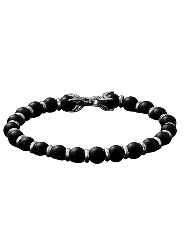 Photo: David Yurman - Spiritual Sterling Silver Onyx Bracelet - Black