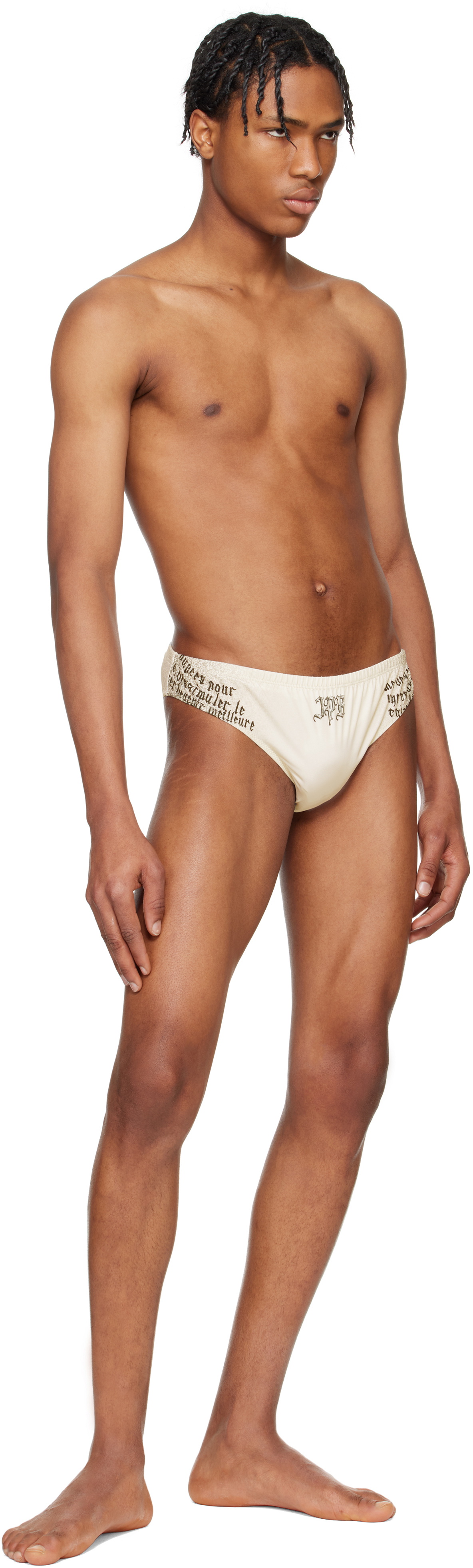 Jean Paul Gaultier Off-White 'The Tattoo Wings' Swim Briefs