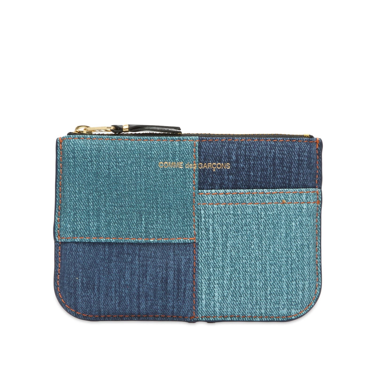 Comme des Garçons Wallet SA8100 Washed Wallet in Navy Comme des