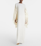 Oscar de la Renta Floral silk-blend kaftan
