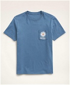 Brooks Brothers Men's Boat Graphic T-Shirt | Blue