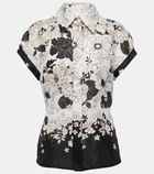 Zimmermann Pop floral linen shirt