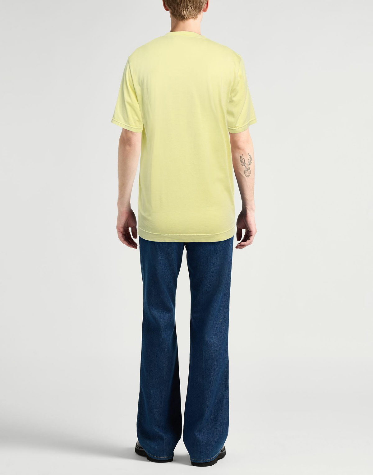 Fedeli Mens T-shirt Lime in Green