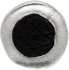 Guidi Silver & Black G-OR01A Single Earring