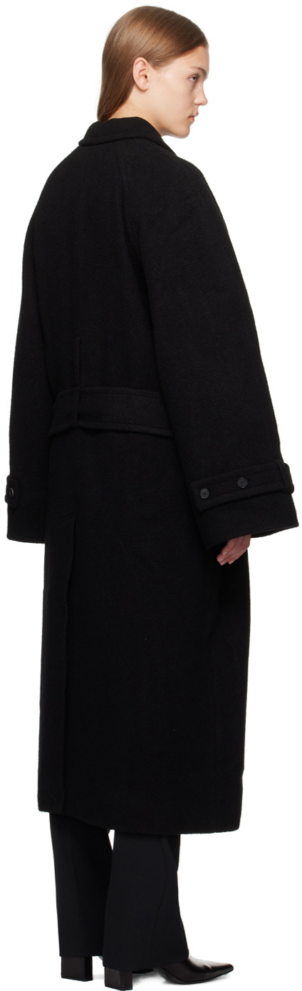 Birrot Black Boiled Coat