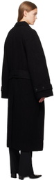 Birrot Black Boiled Coat